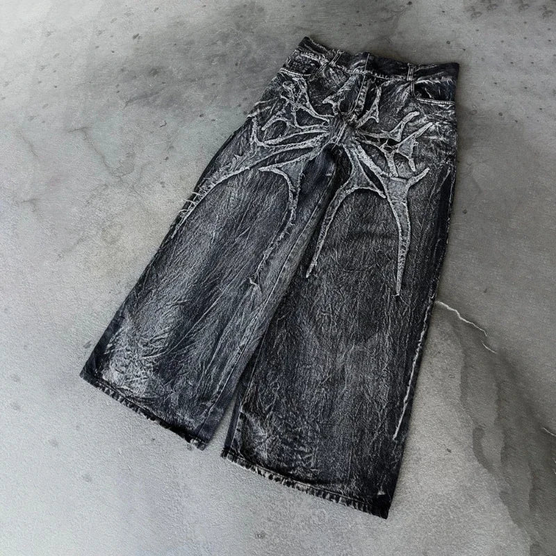 Purge Veins Loose Jeans
