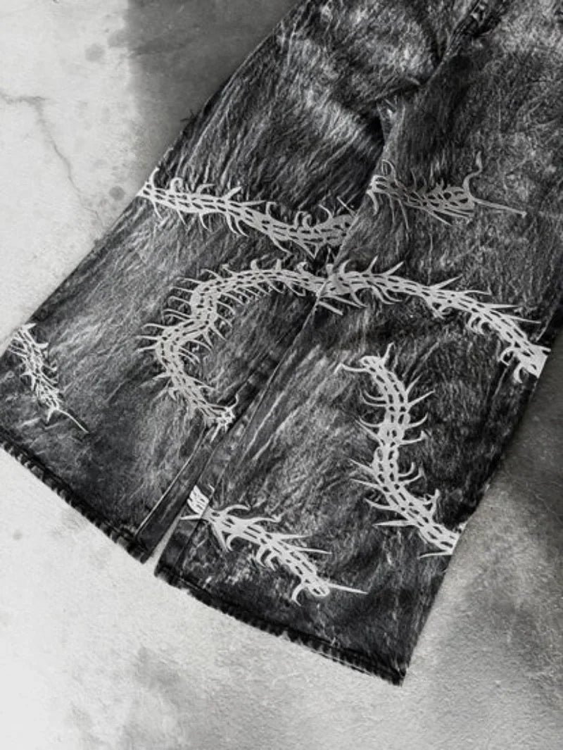 Bloodstripe Wide-Leg