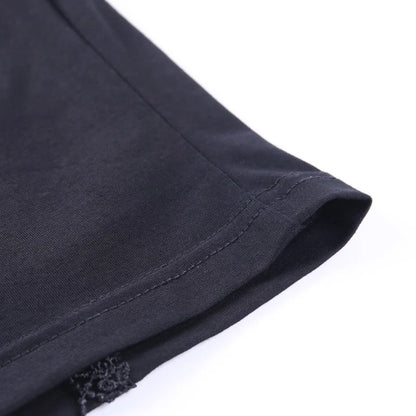 Noir Mesh Corset Top