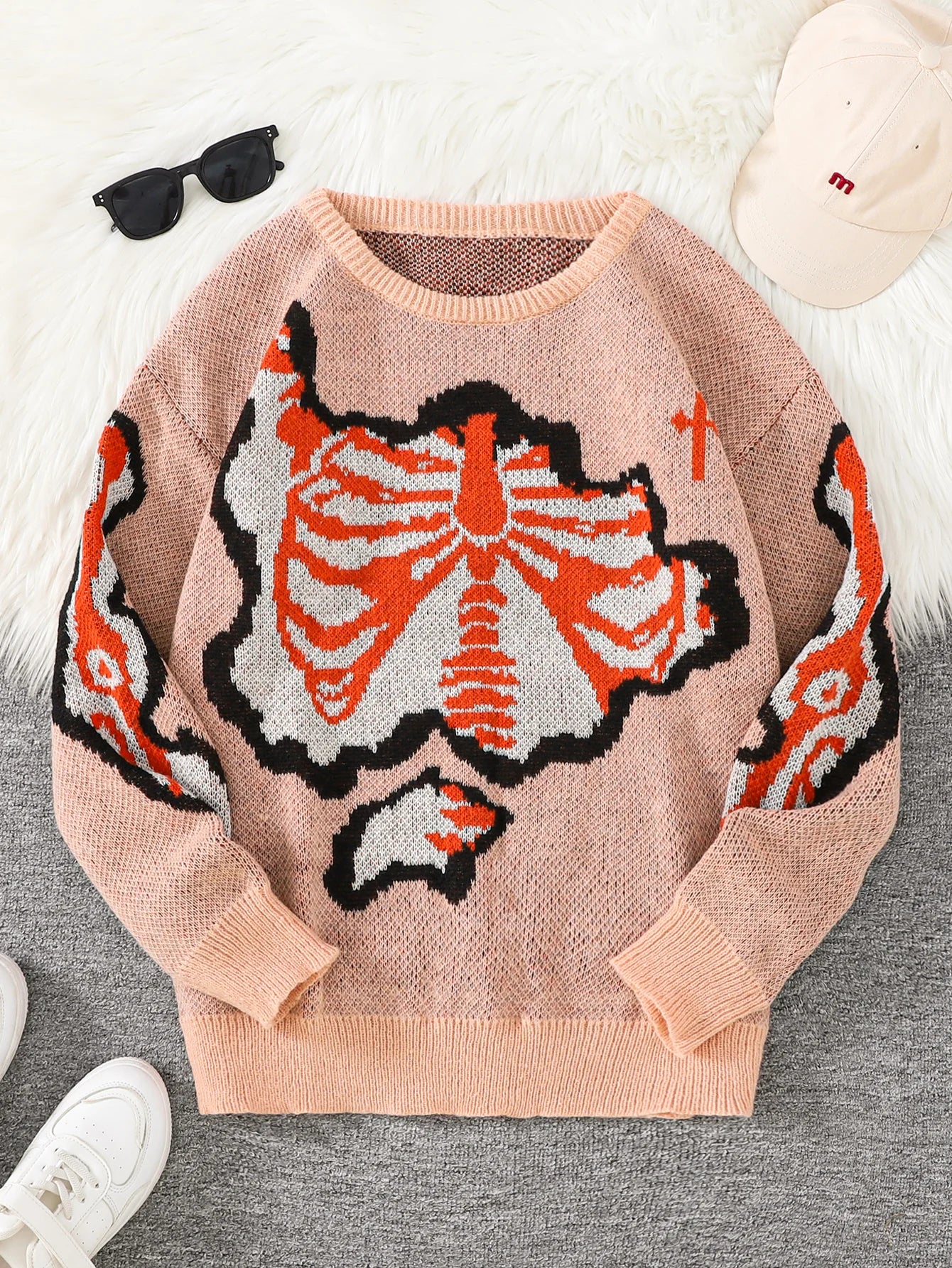 Bone Butterfly Knit