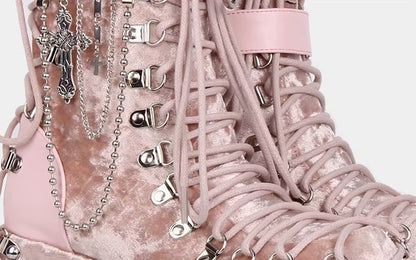 Velvet Sacrament Heels