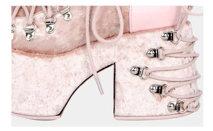 Velvet Sacrament Heels