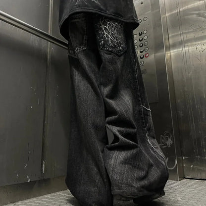 Purge Veins Loose Jeans