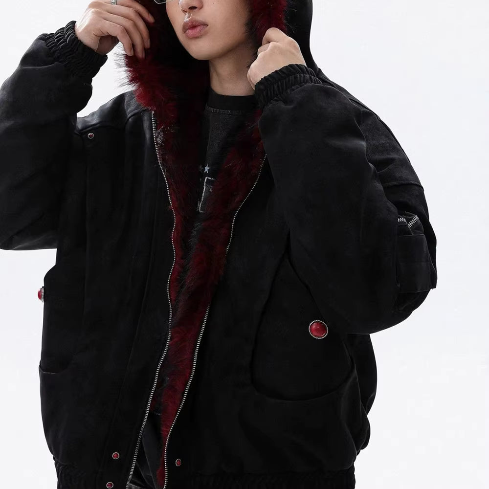 Crimson Lining Hoodie