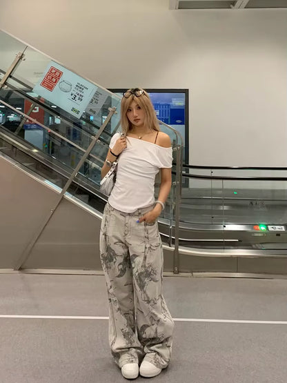 Ash Drift Wide Jeans