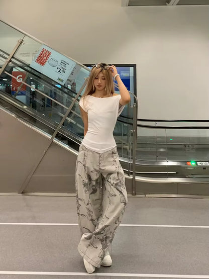 Ash Drift Wide Jeans