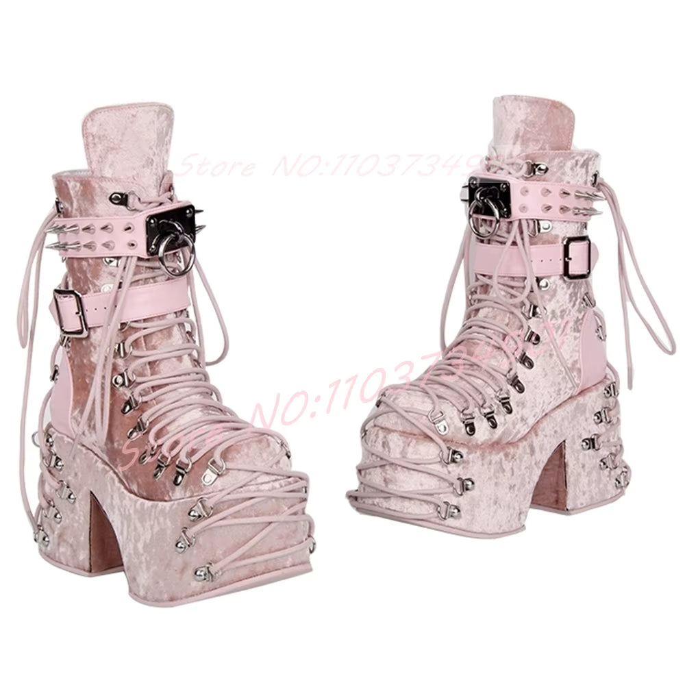 Velvet Sacrament Heels