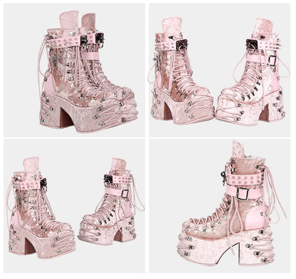 Velvet Sacrament Heels