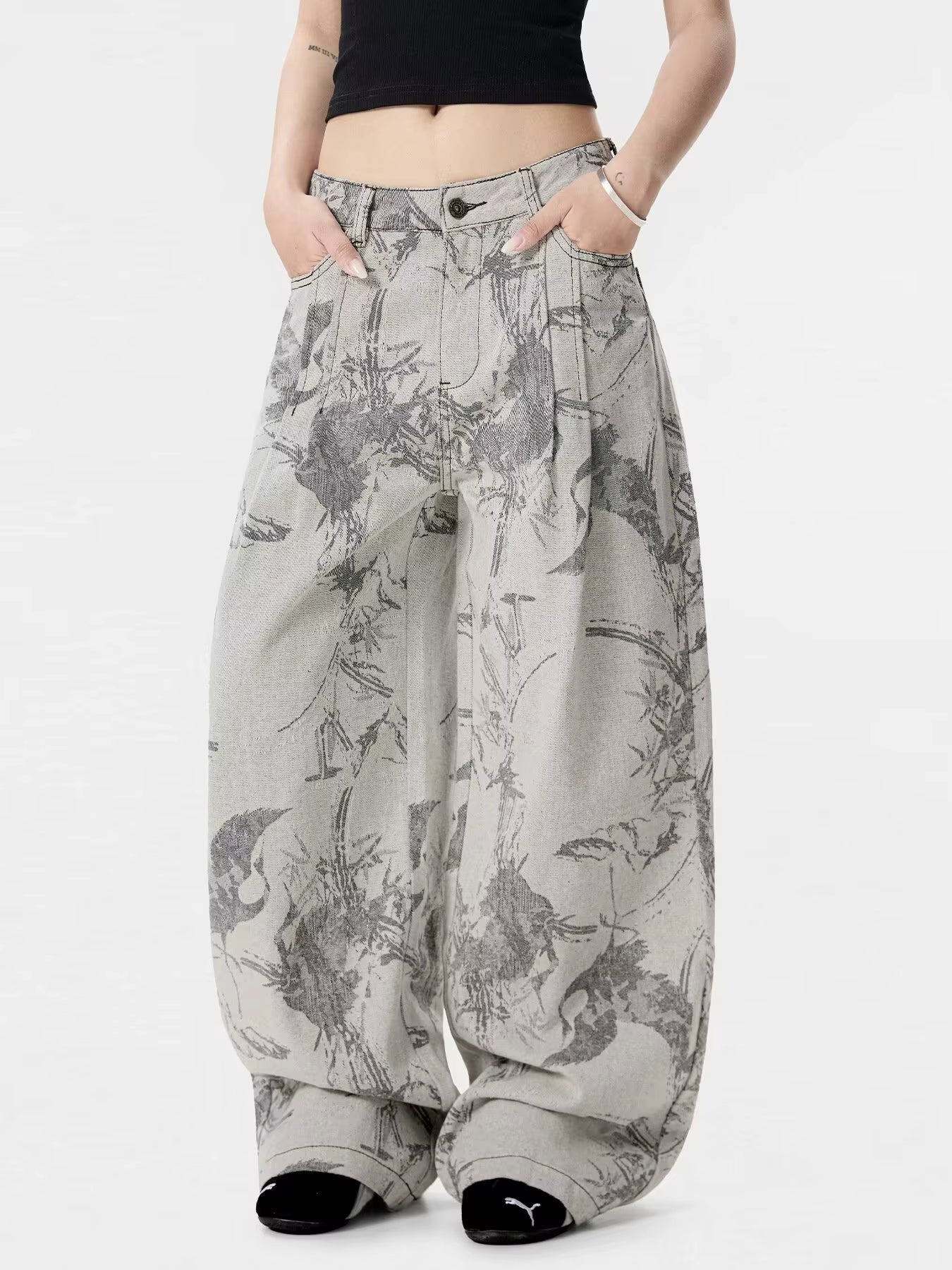 Ash Drift Wide Jeans