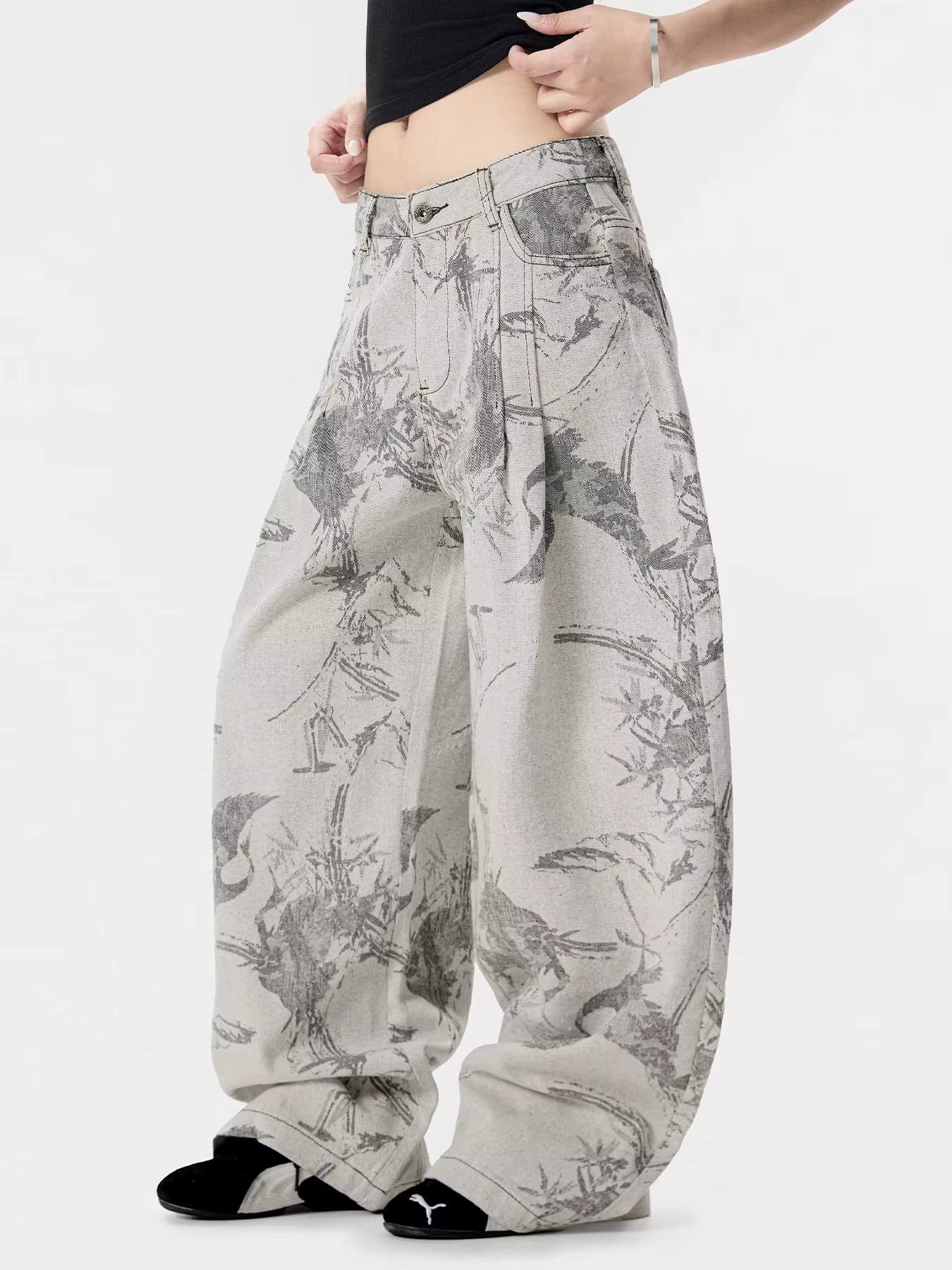 Ash Drift Wide Jeans