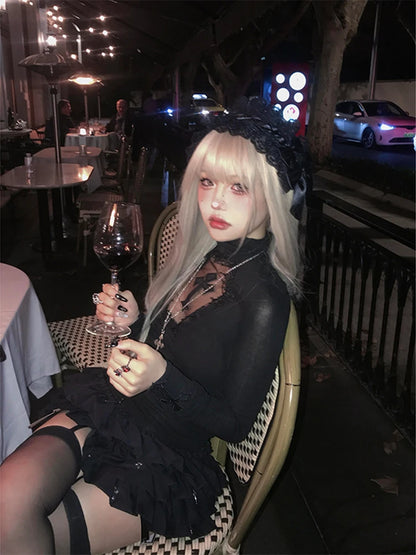 Hollow Veins Knit Top