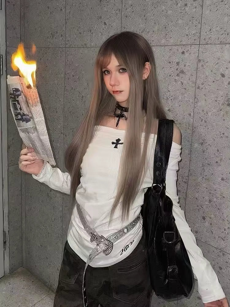 Sanctum Cross Off-Shoulder Top