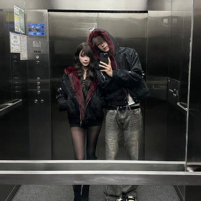 Crimson Lining Hoodie