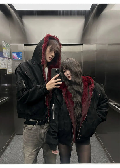 Crimson Lining Hoodie